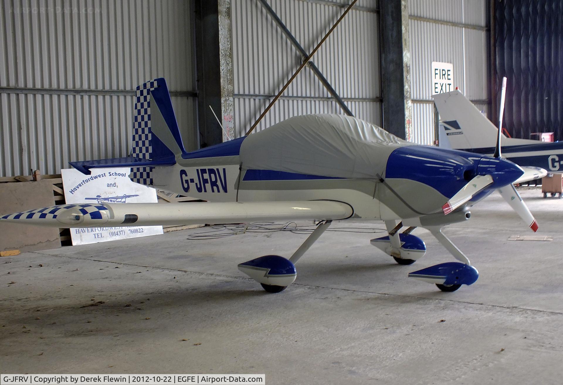 G-JFRV, 2004 Vans RV-7A C/N PFA 323-13851, EGFE resident.