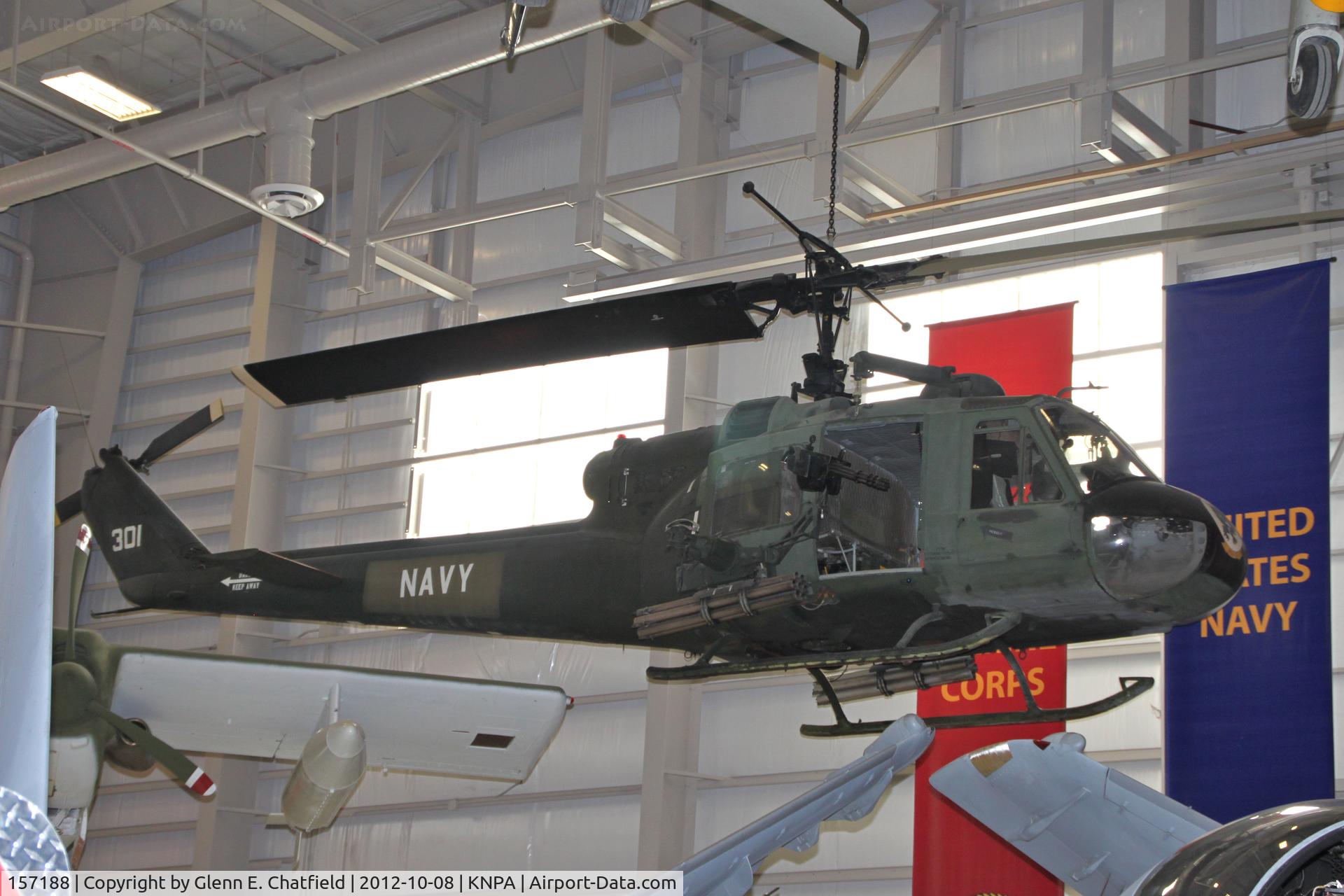 157188, 1970 Bell HH-1K Iroquois C/N 6312, Naval Aviation Museum