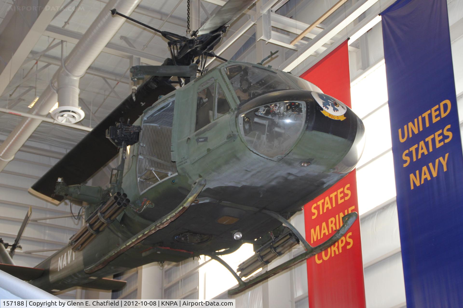 157188, 1970 Bell HH-1K Iroquois C/N 6312, Naval Aviation Museum