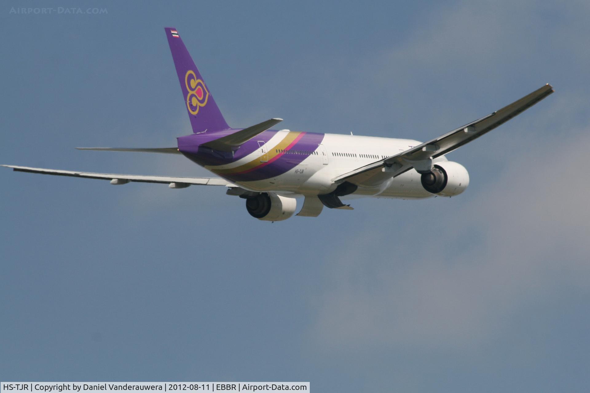 HS-TJR, 2006 Boeing 777-2D7/ER C/N 34586/588, Flight TG935 is flying back to BKK