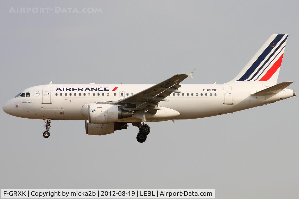 F-GRXK, 2006 Airbus A319-115LR C/N 2716, Landing. Scrapped in march 2025.