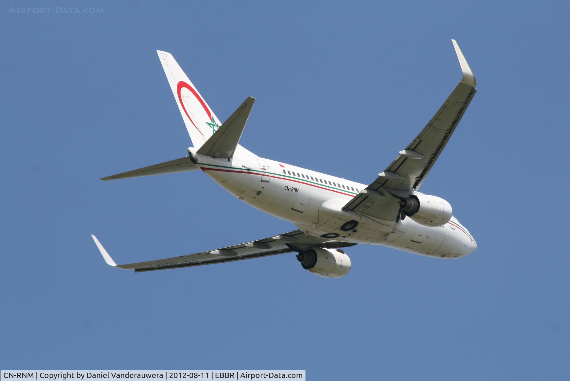 CN-RNM, 1999 Boeing 737-7B6 C/N 28984, Flight AT839 is climbing from RWY 07R