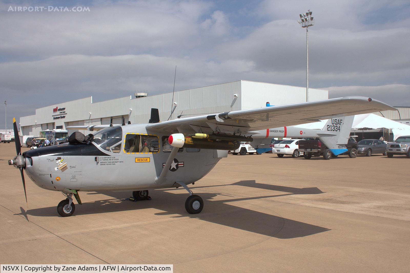 N5VX, 1967 Cessna O-2A Super Skymaster C/N 337M-0040, At the 2012 Alliance Airshow - Fort Worth, TX