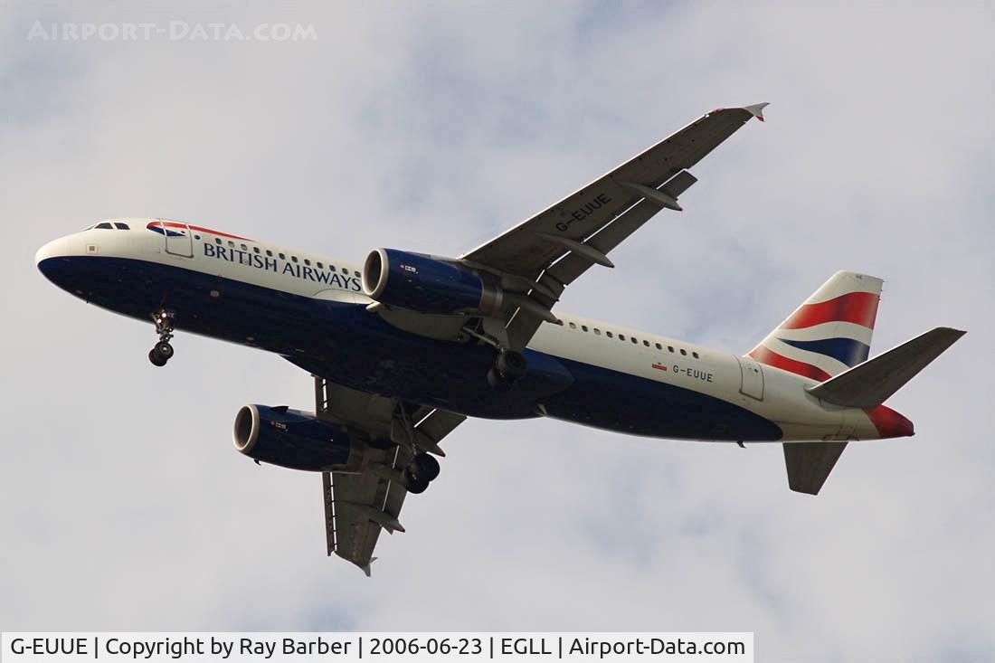 G-EUUE, 2002 Airbus A320-232 C/N 1782, Airbus A320-232 [1782] (British Airways) Home~G 23/06/2006