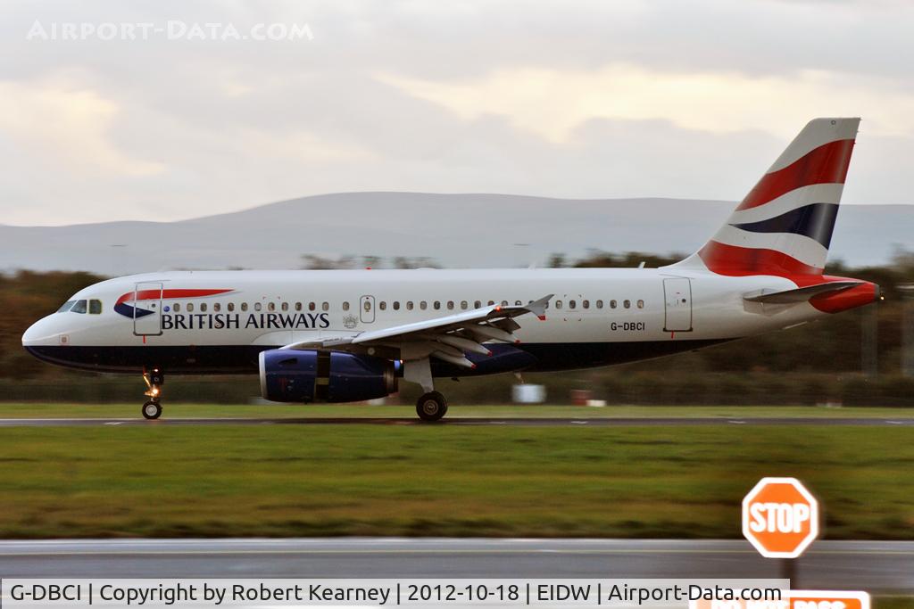 G-DBCI, 2006 Airbus A319-131 C/N 2720, Rolling out after arrival