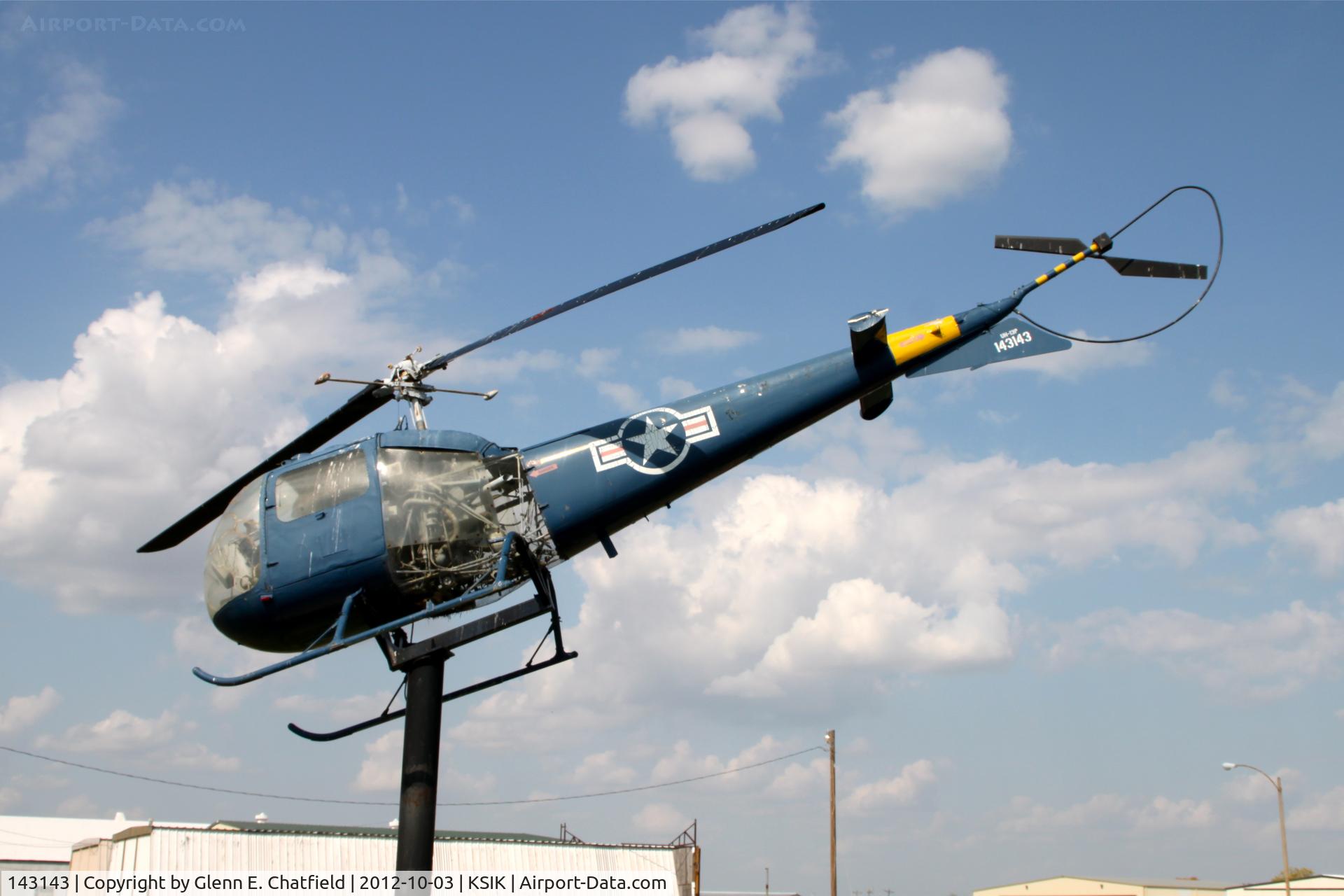 143143, Bell UH-13P C/N 1611, Veteran's Memorial Park