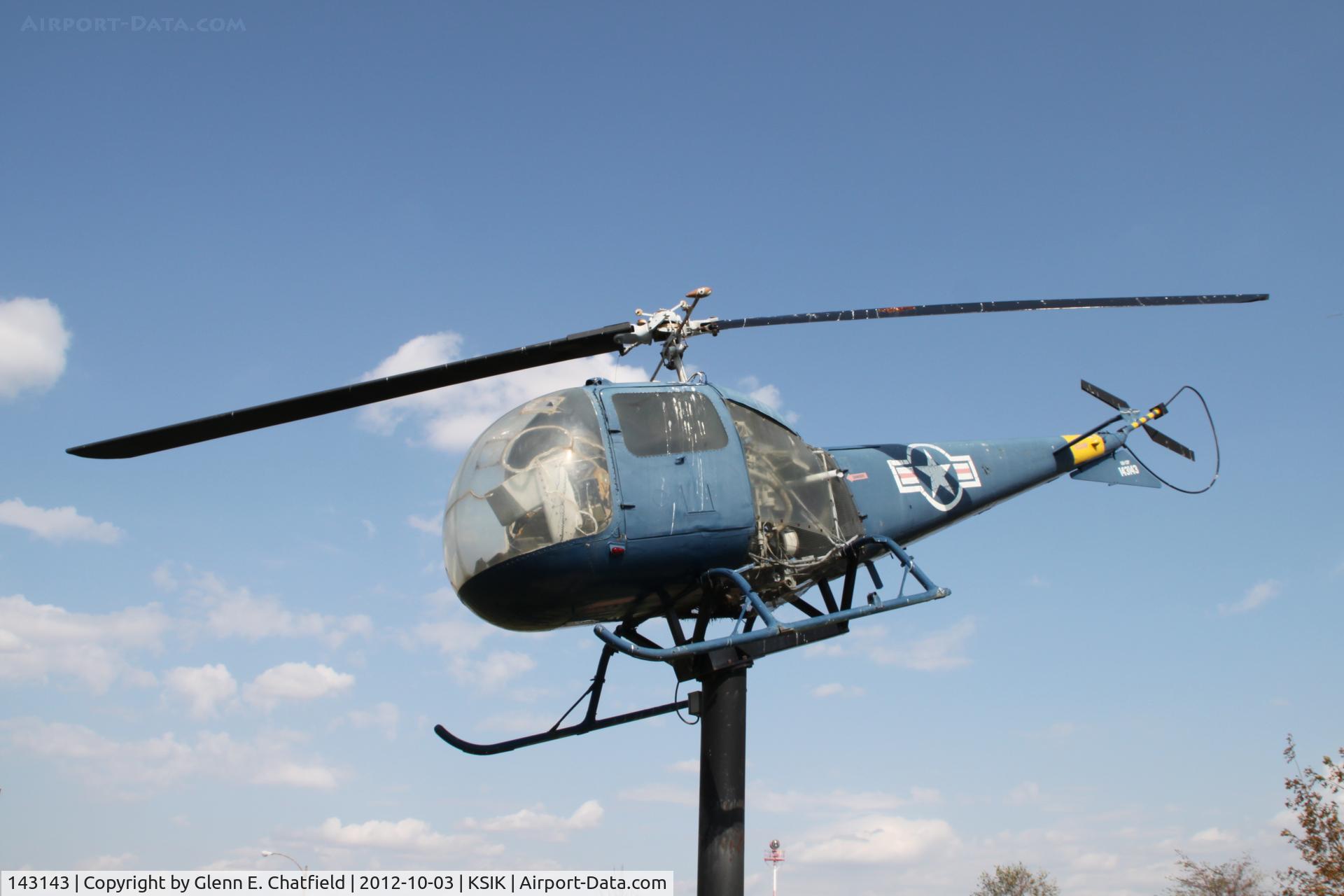 143143, Bell UH-13P C/N 1611, Veteran's Memorial Park