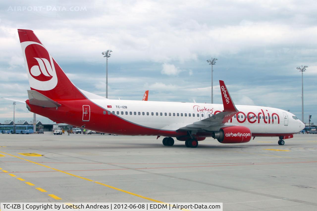TC-IZB, 2009 Boeing 737-86J C/N 37743, Air Berlin Turkey