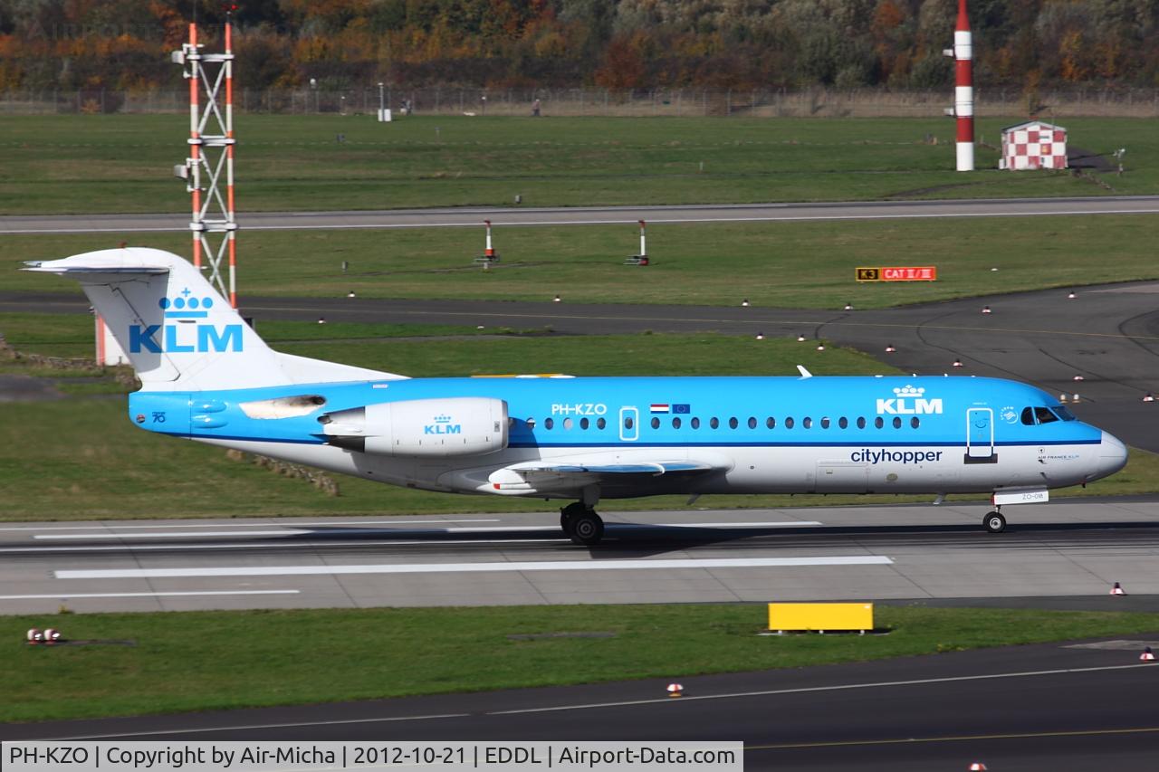 PH-KZO, 1995 Fokker 70 (F-28-0070) C/N 11538, KLM Cityhopper, Fokker F70, CN: 11538