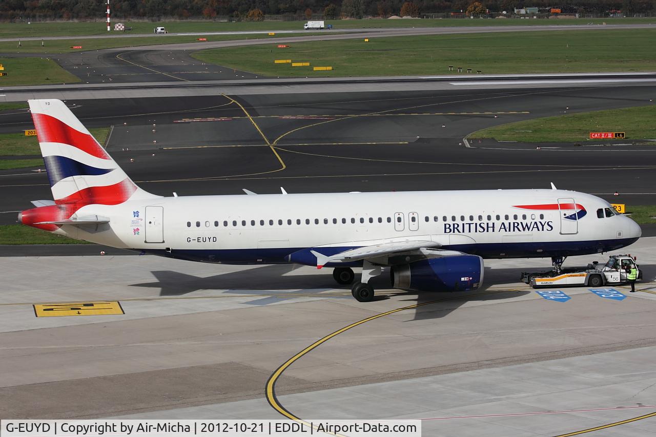 G-EUYD, 2008 Airbus A320-232 C/N 3726, British Airways, Airbus A320-232, CN: 3726