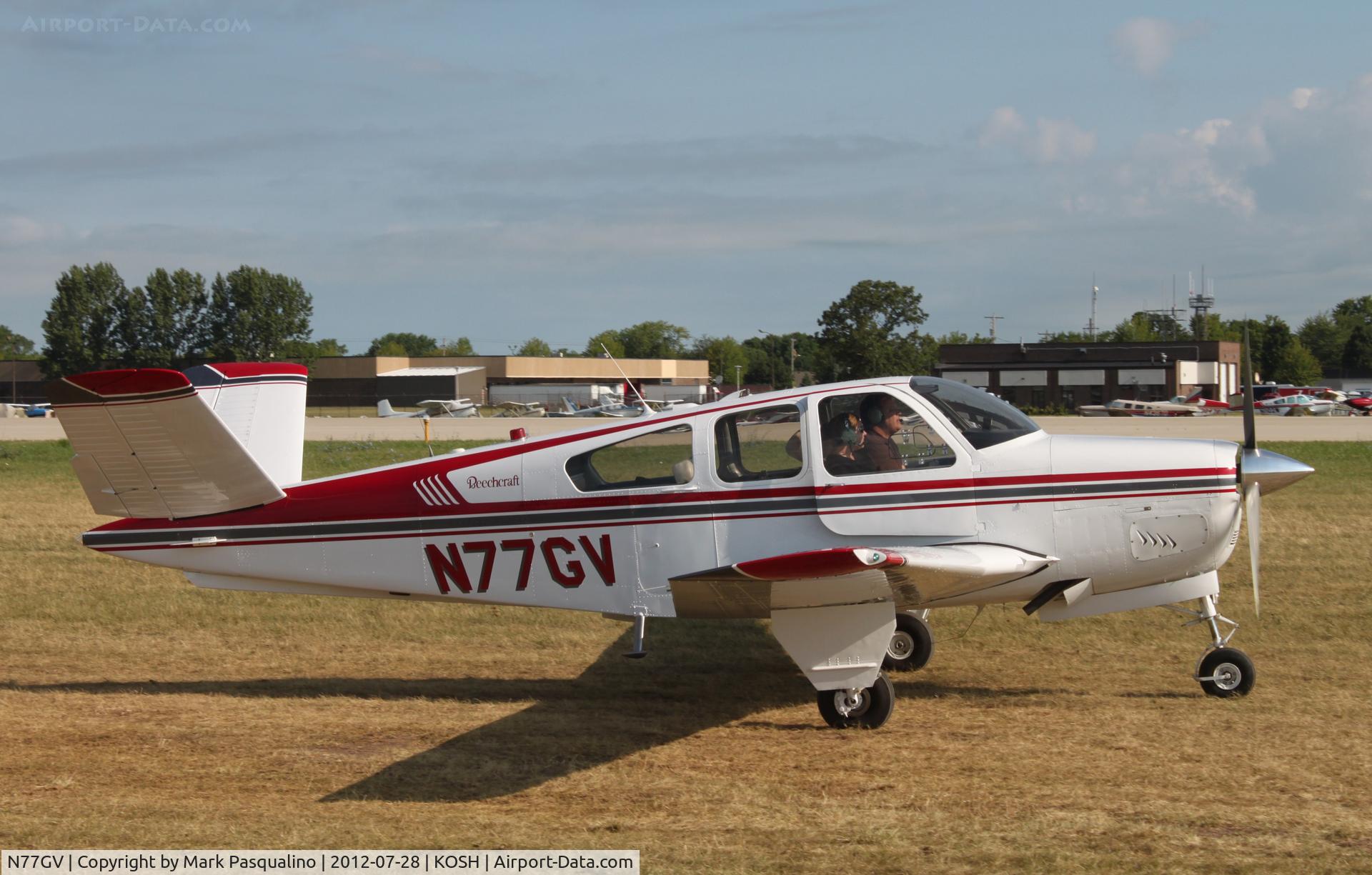 N77GV, 1964 Beech S35 Bonanza C/N D-7693, Beech S35
