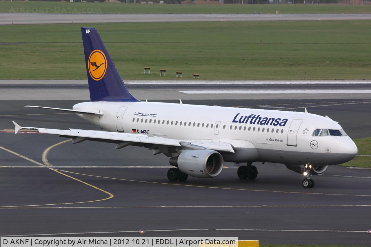 D-AKNF, 1997 Airbus A319-112 C/N 0646, Lufthansa, Airbus A319-112, CN: 0646