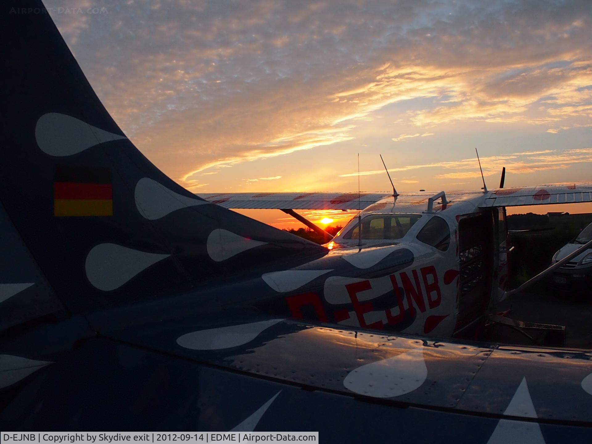 D-EJNB, 1980 Cessna U206G/Soloy Turbine 206 Stationair C/N U20606560, Sunset in Eggenfelden