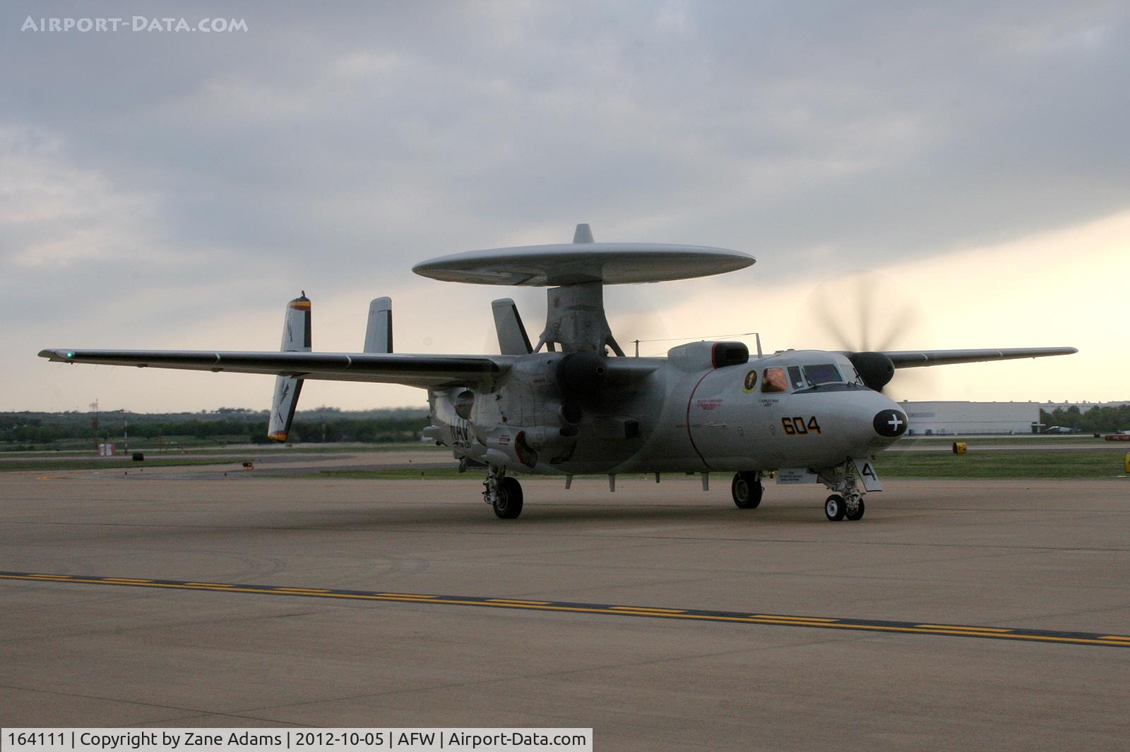 164111, Grumman E-2C Hawkeye Group 2 C/N A52-143, At the 2012 Alliance Airshow - Fort Worth, TX