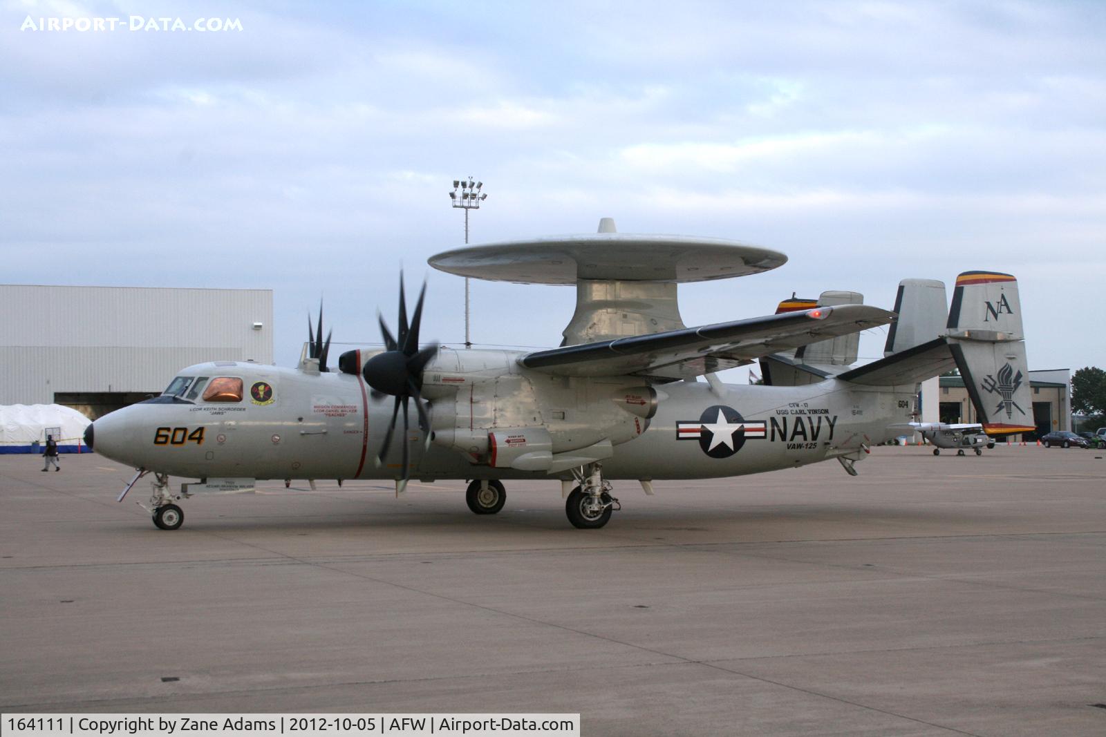 164111, Grumman E-2C Hawkeye Group 2 C/N A52-143, At the 2012 Alliance Airshow - Fort Worth, TX