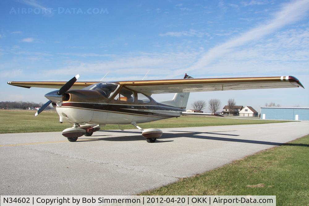 N34602, 1973 Cessna 177B Cardinal C/N 17701894, On the ramp at Kokomo, IN
