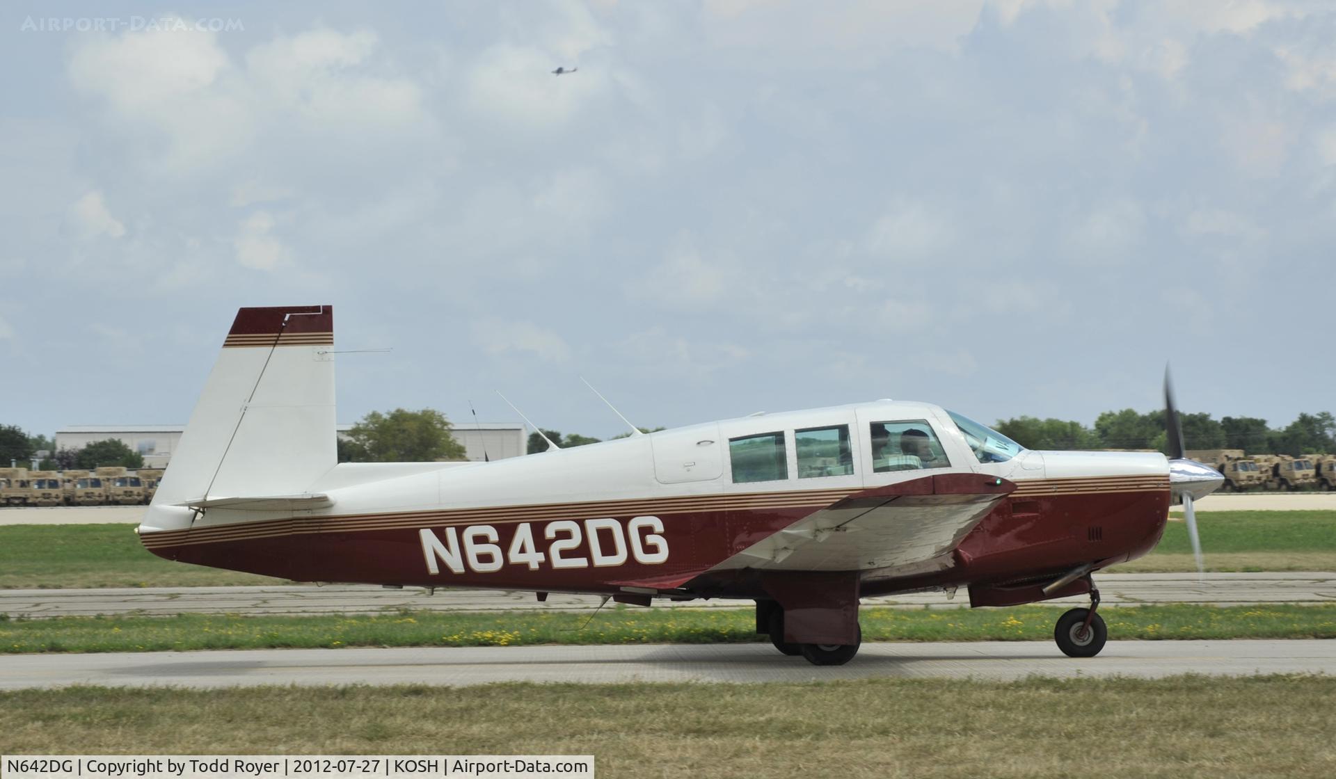 N642DG, 1966 Mooney M20F Executive C/N 670158, Airventure 2012