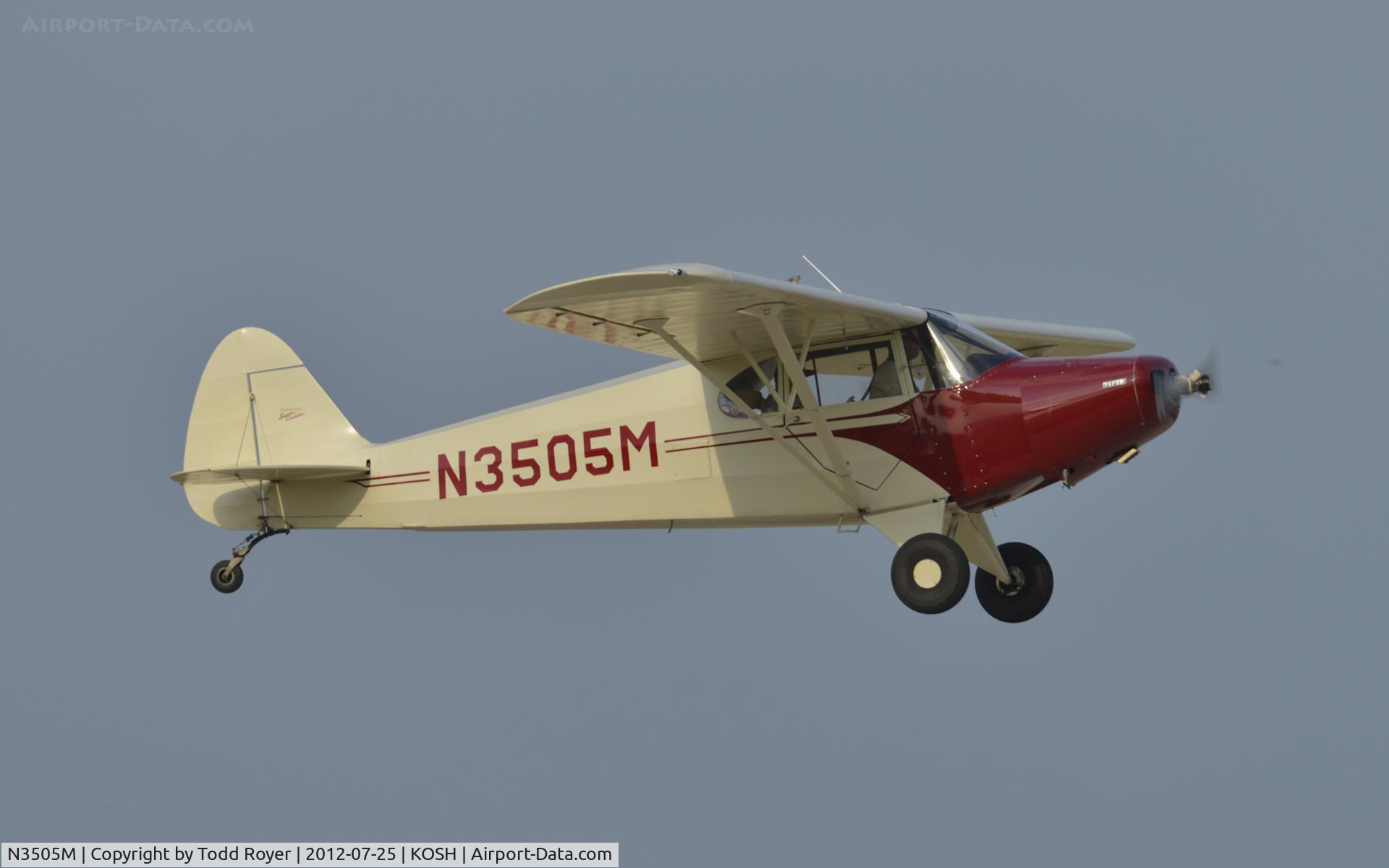 N3505M, 1947 Piper PA-12 Super Cruiser C/N 12-2353, Airventure 2012