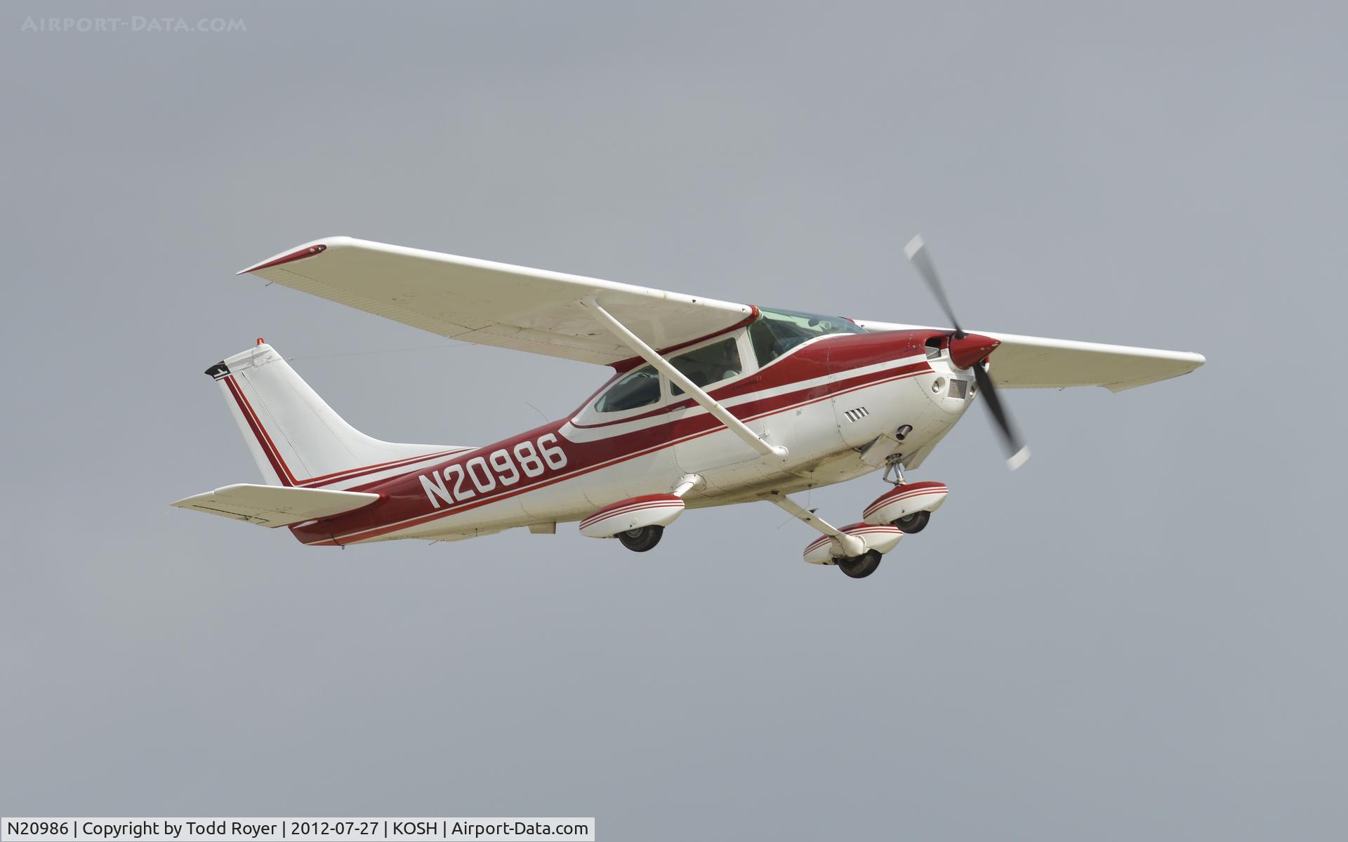 N20986, 1972 Cessna 182P Skylane C/N 18261342, Airventure 2012