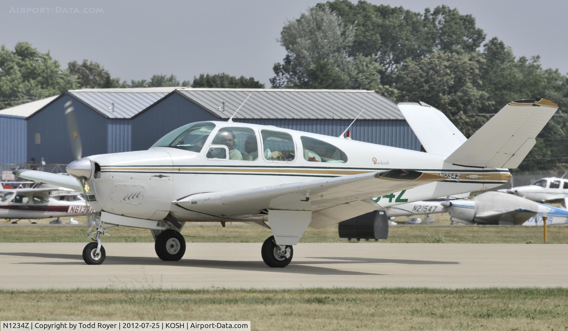 N1234Z, 1961 Beech N35 Bonanza C/N D-6695, Airventure 2012