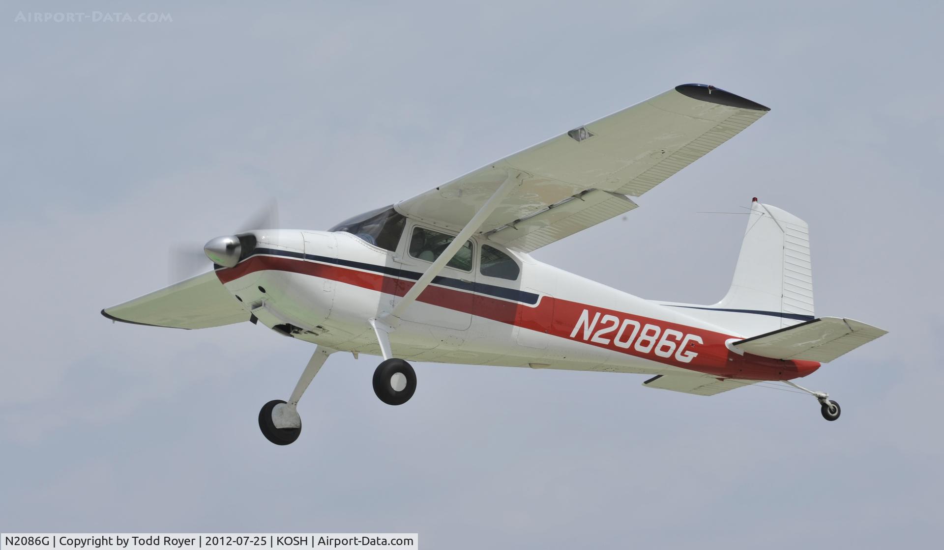 N2086G, 1958 Cessna 182A Skylane C/N 51386, Airventure 2012