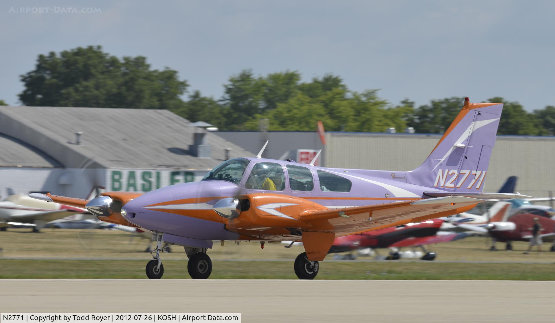 N2771, 1962 Beech 95-A55 Baron C/N TC-270, Airventure 2012