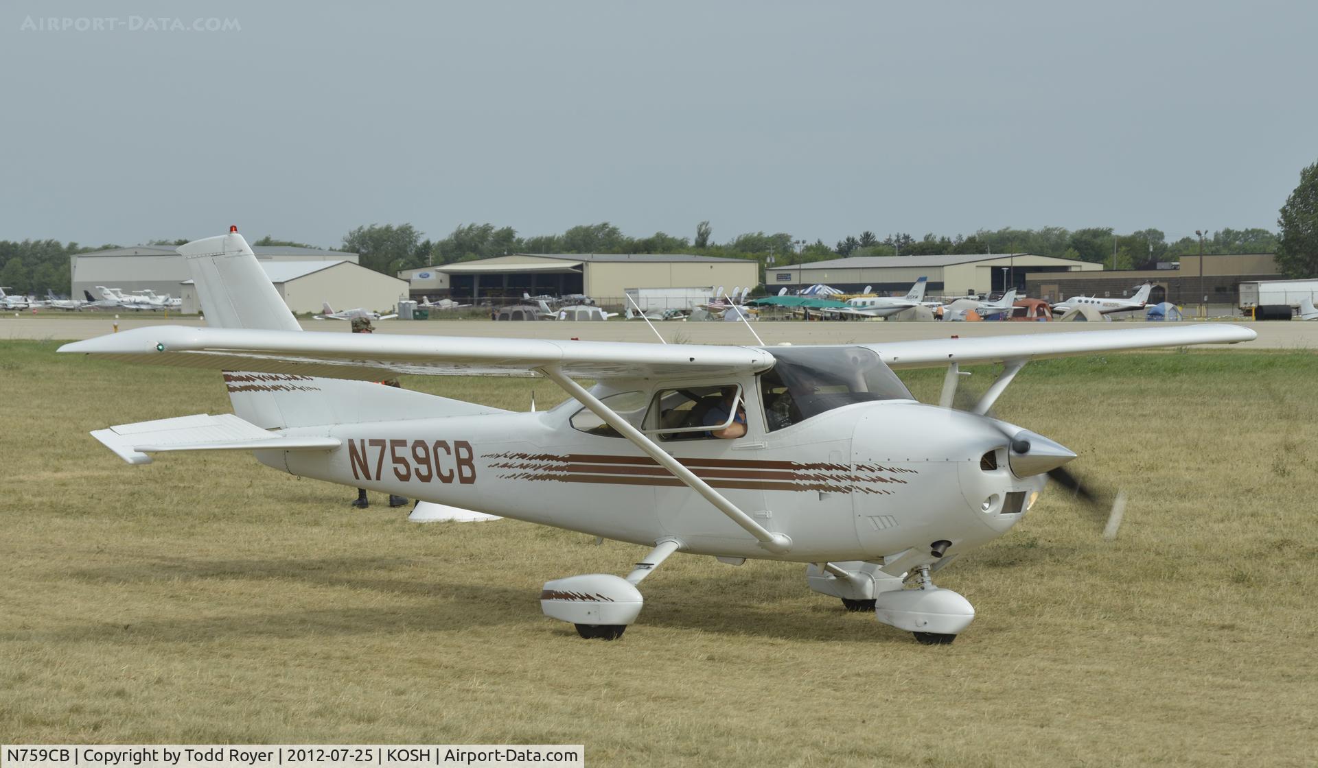 N759CB, 1977 Cessna 182Q Skylane C/N 18265877, Airventure 2012