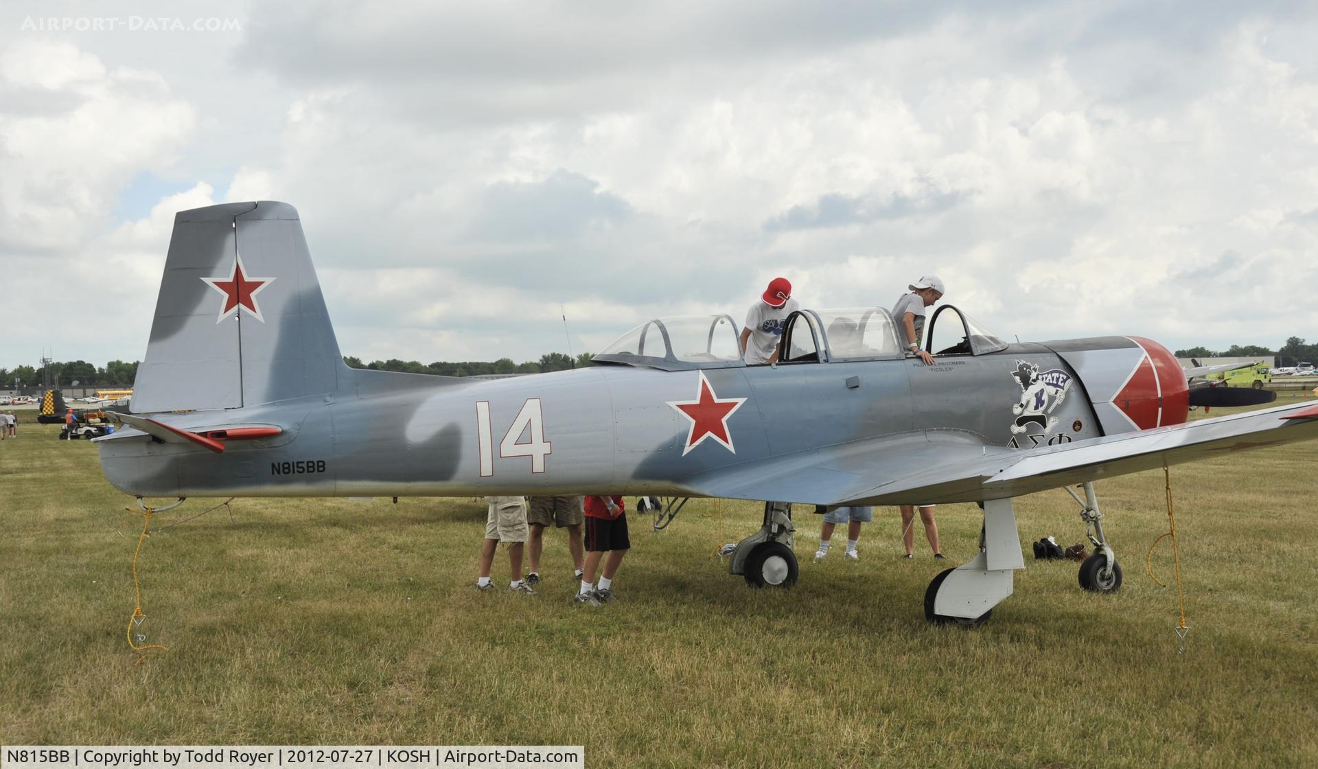 N815BB, 1969 Nanchang CJ-6A C/N 2951216, Airventure 2012