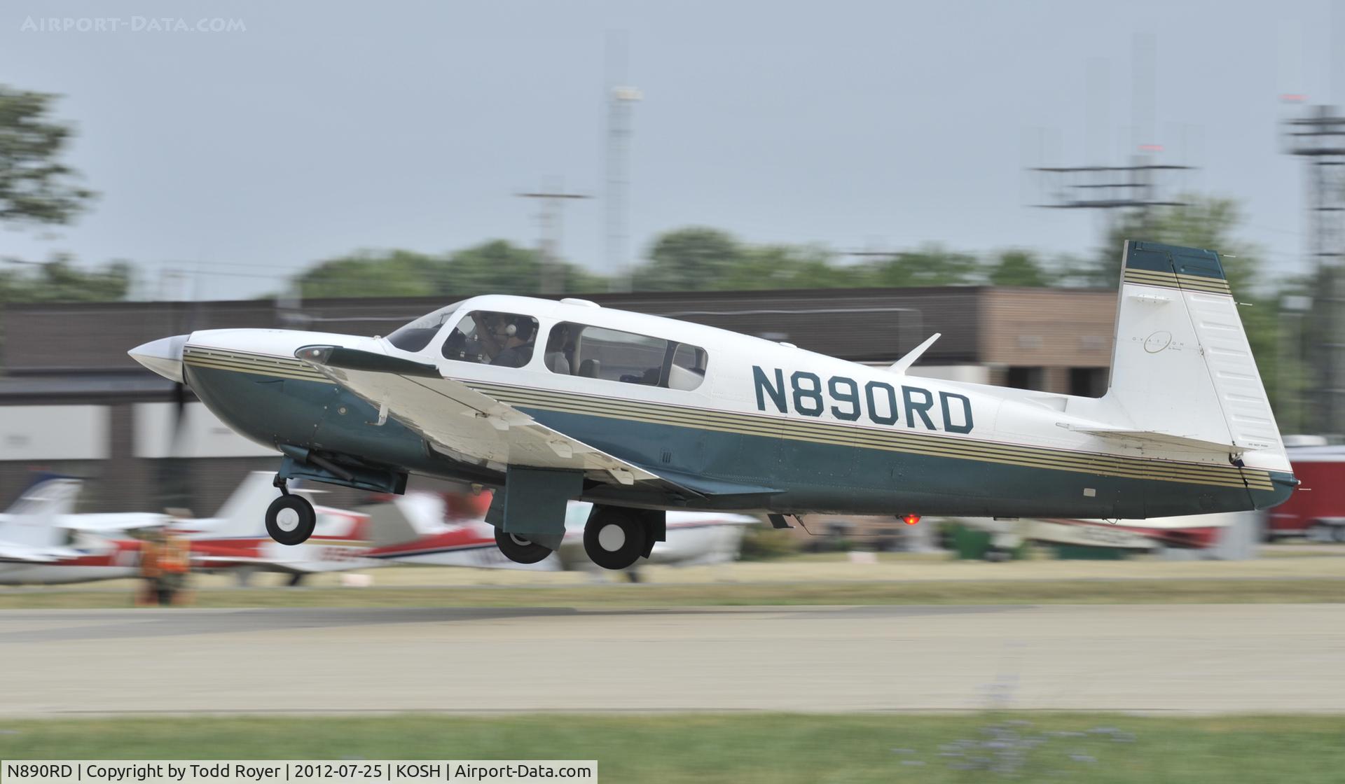 N890RD, 1996 Mooney M20R Ovation C/N 29-0089, Airventure 2012
