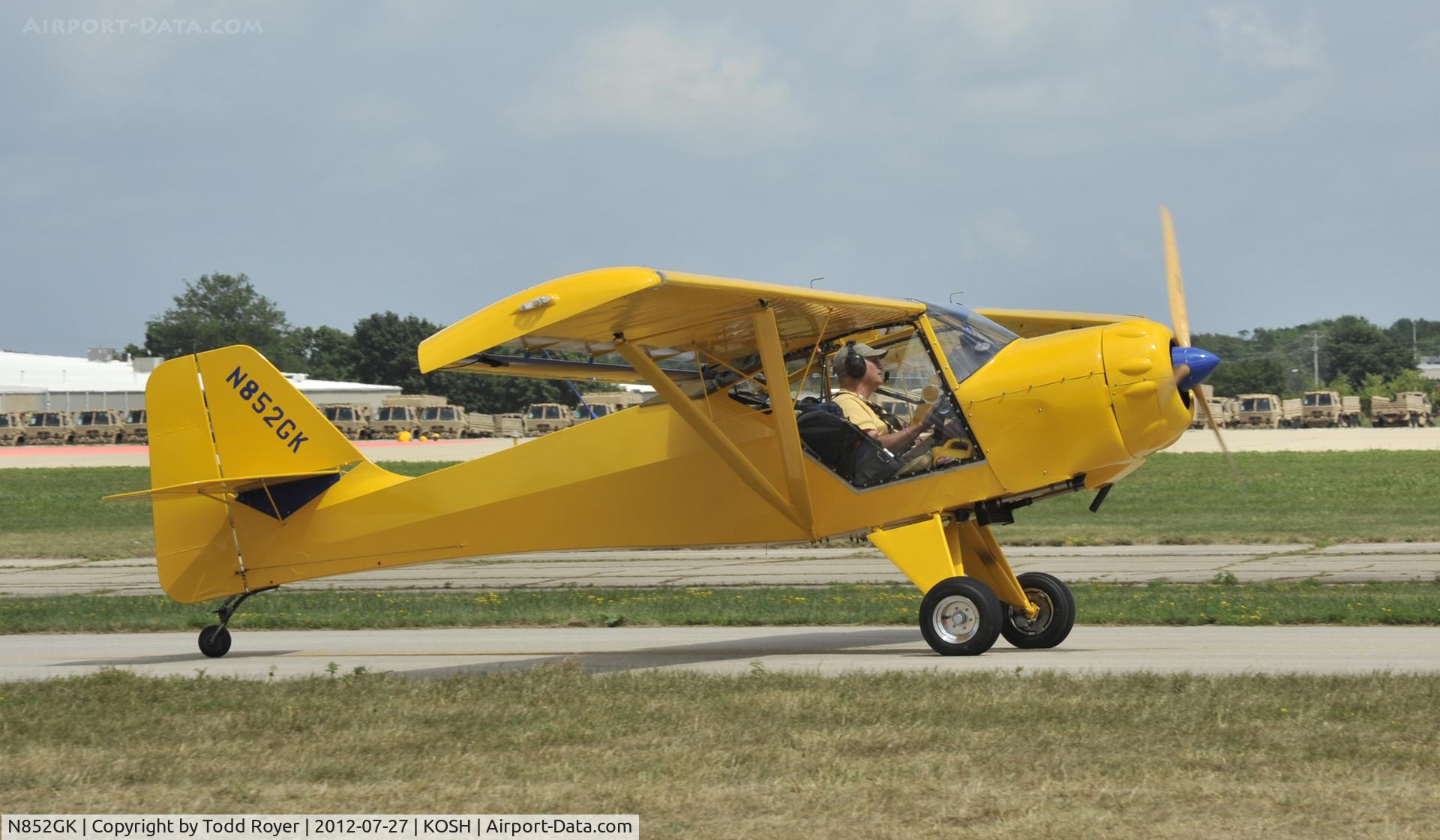 N852GK, Denney KITFOX C/N 1185, Airventure 2012