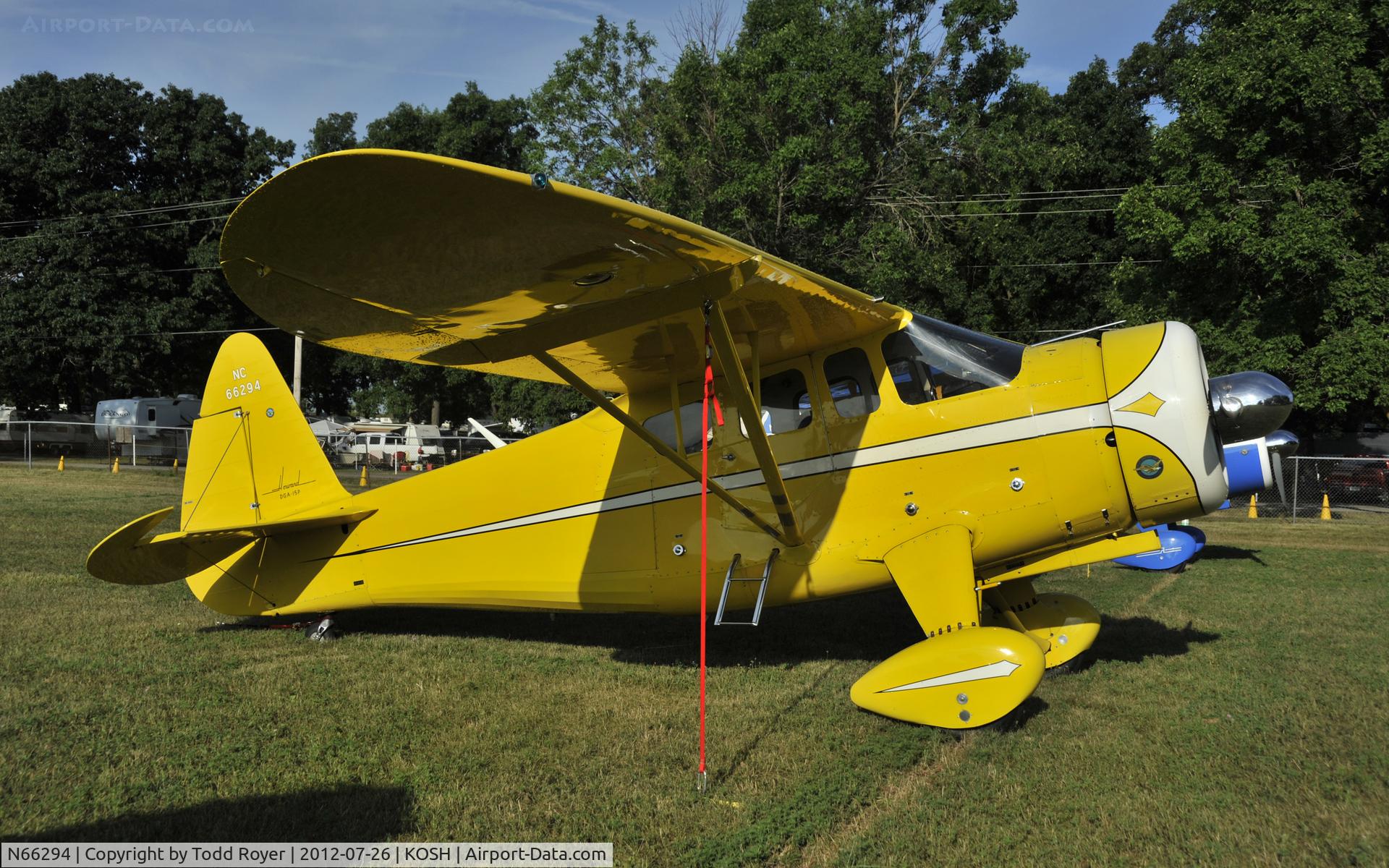 N66294, 1943 Howard Aircraft DGA-15P C/N 892, Airventure 2012