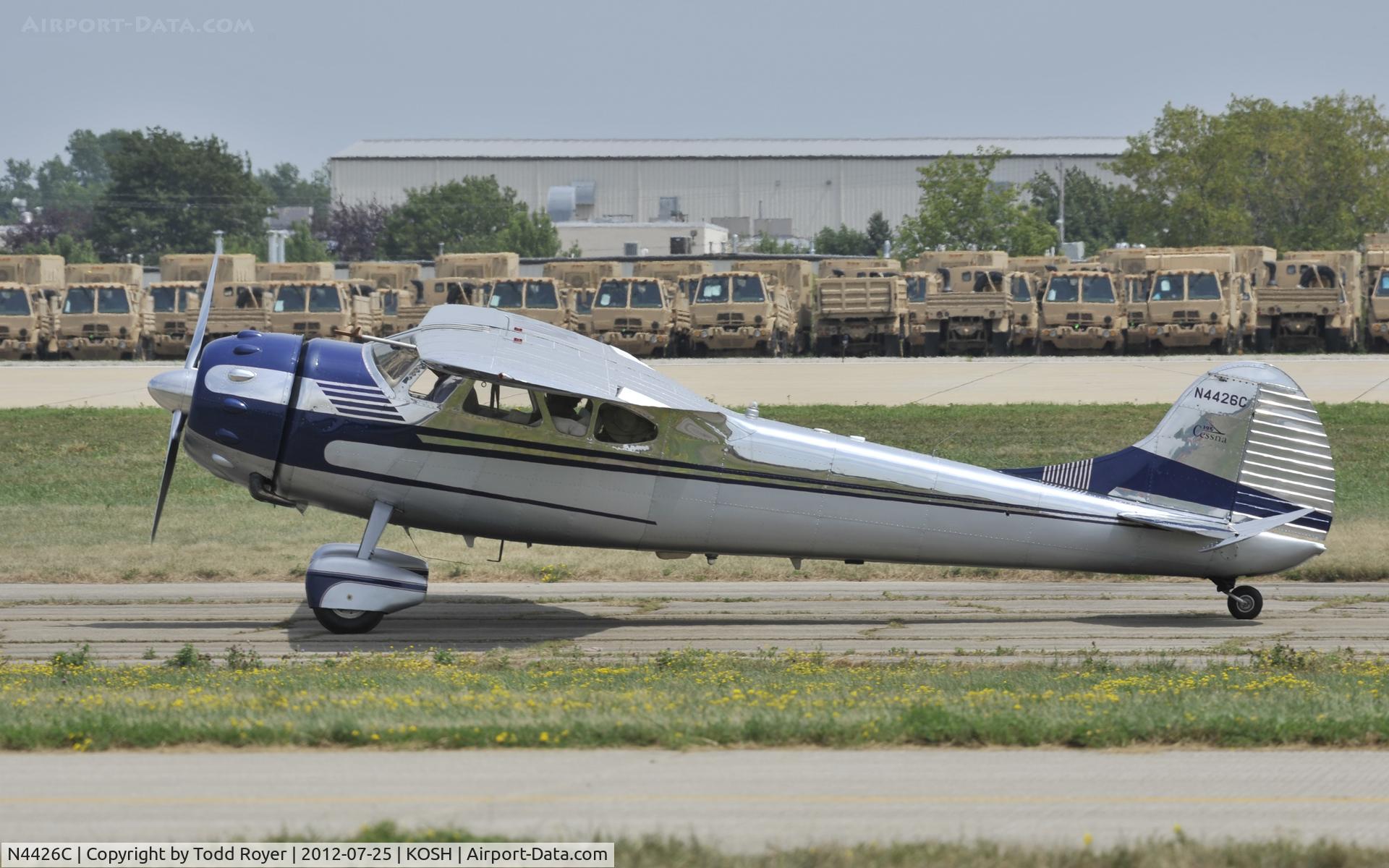 N4426C, 1953 Cessna 195 C/N 16011, Airventure 2012