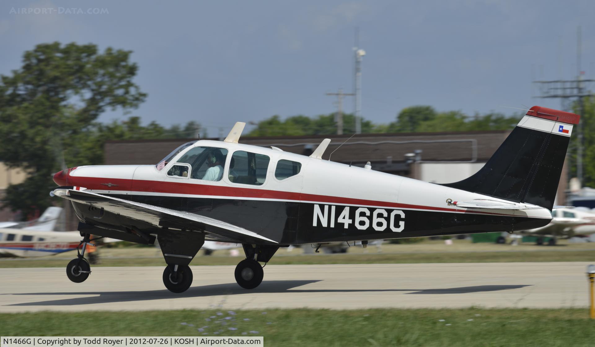 N1466G, 1962 Beech 35-B33 Debonair C/N CD-466, Airventure 2012