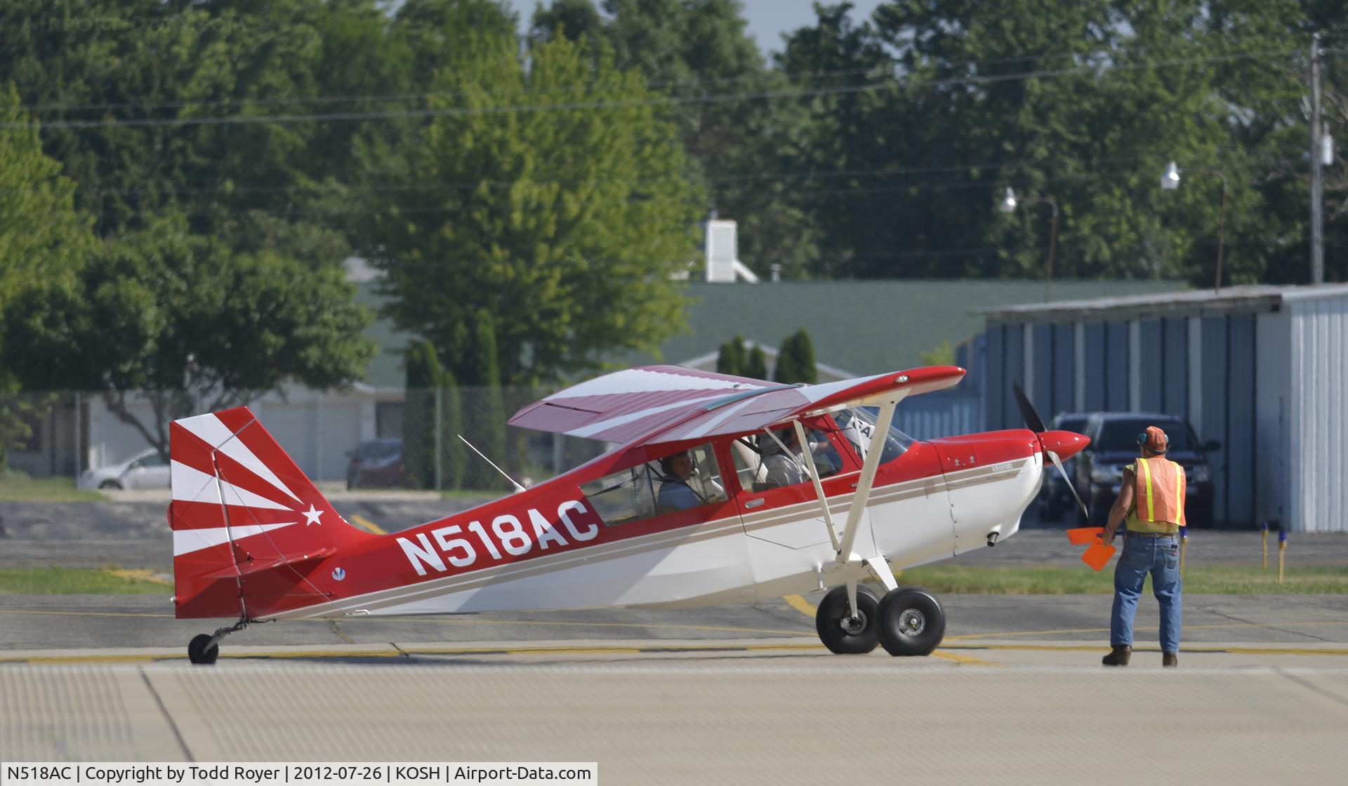 N518AC, 2000 American Champion 7GCAA Citabria C/N 448-2000, Airventure 2012