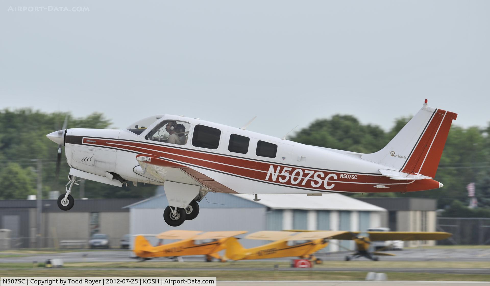 N507SC, 1978 Beech A36 Bonanza 36 C/N E-1278, Airventure 2012