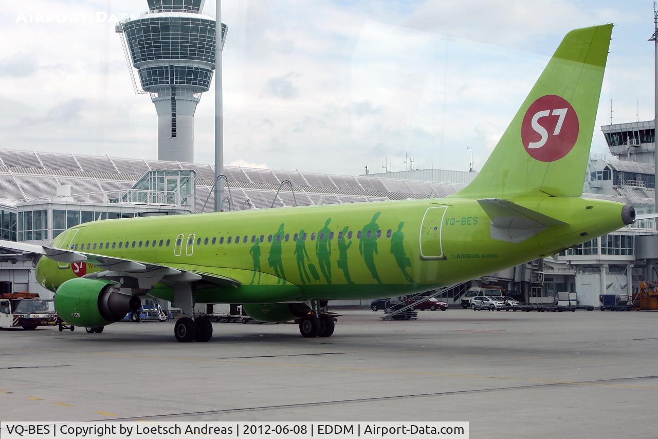 VQ-BES, 2009 Airbus A320-214 C/N 4032, Green green - S7 Airlines