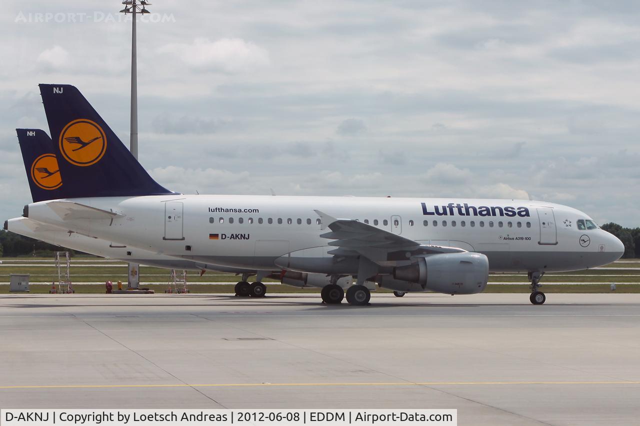 D-AKNJ, 2000 Airbus A319-112 C/N 1172, Lufthansa