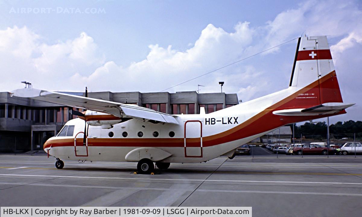 HB-LKX, 1979 CASA C-212-100 Aviocar C/N 151, CASA C-212-100 Aviocar [151] Geneva~HB 09/09/1981