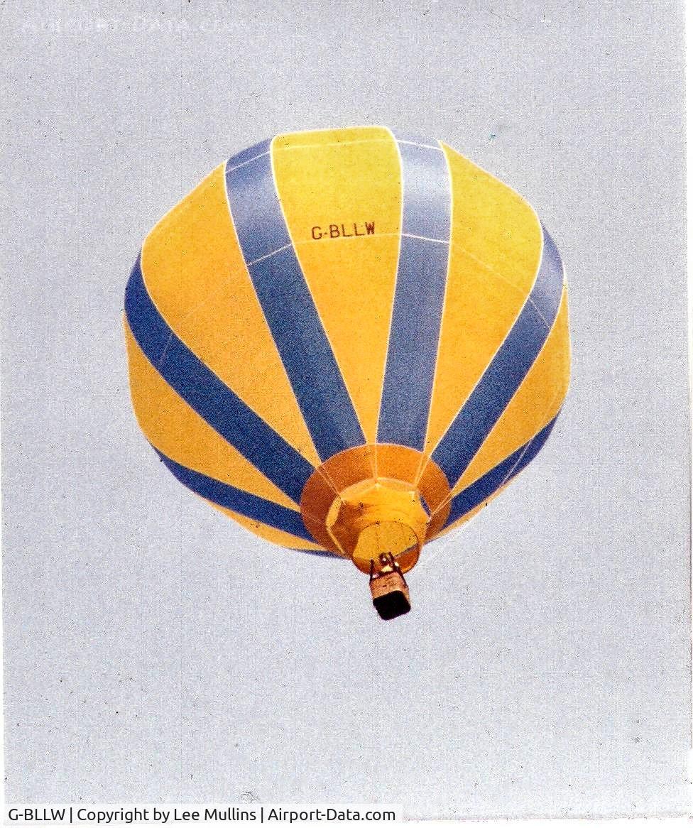 G-BLLW, 1984 Colt Balloons Ltd COLT 56B C/N 578, Passing overhead.