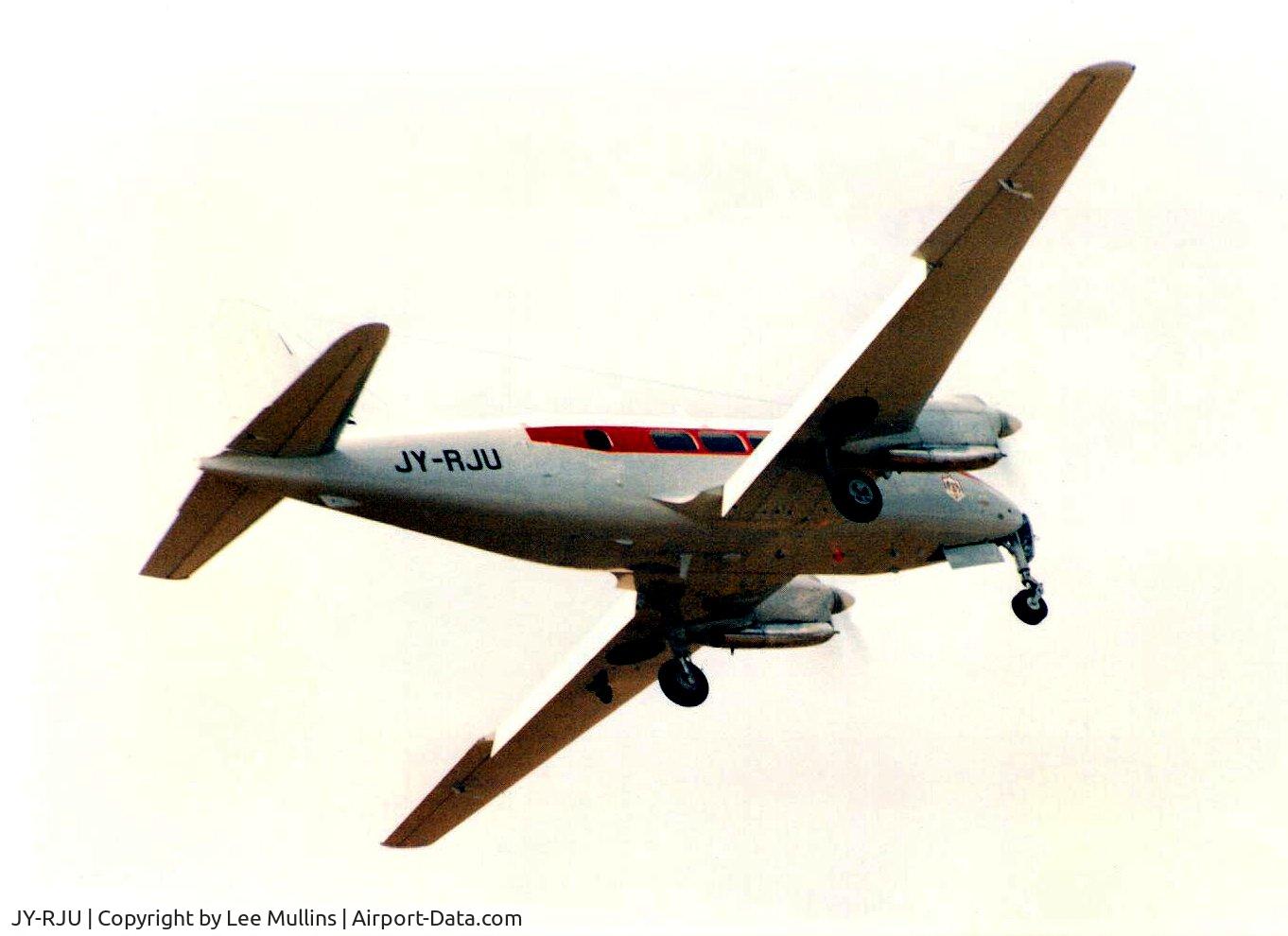 JY-RJU, De Havilland DH-104 Dove 7 C/N 04540, Fly by at Woburn Moth Club Rally.