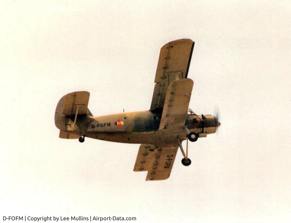 D-FOFM, Antonov An-2 C/N Not found D-FOFM, At Old Warden C1990.