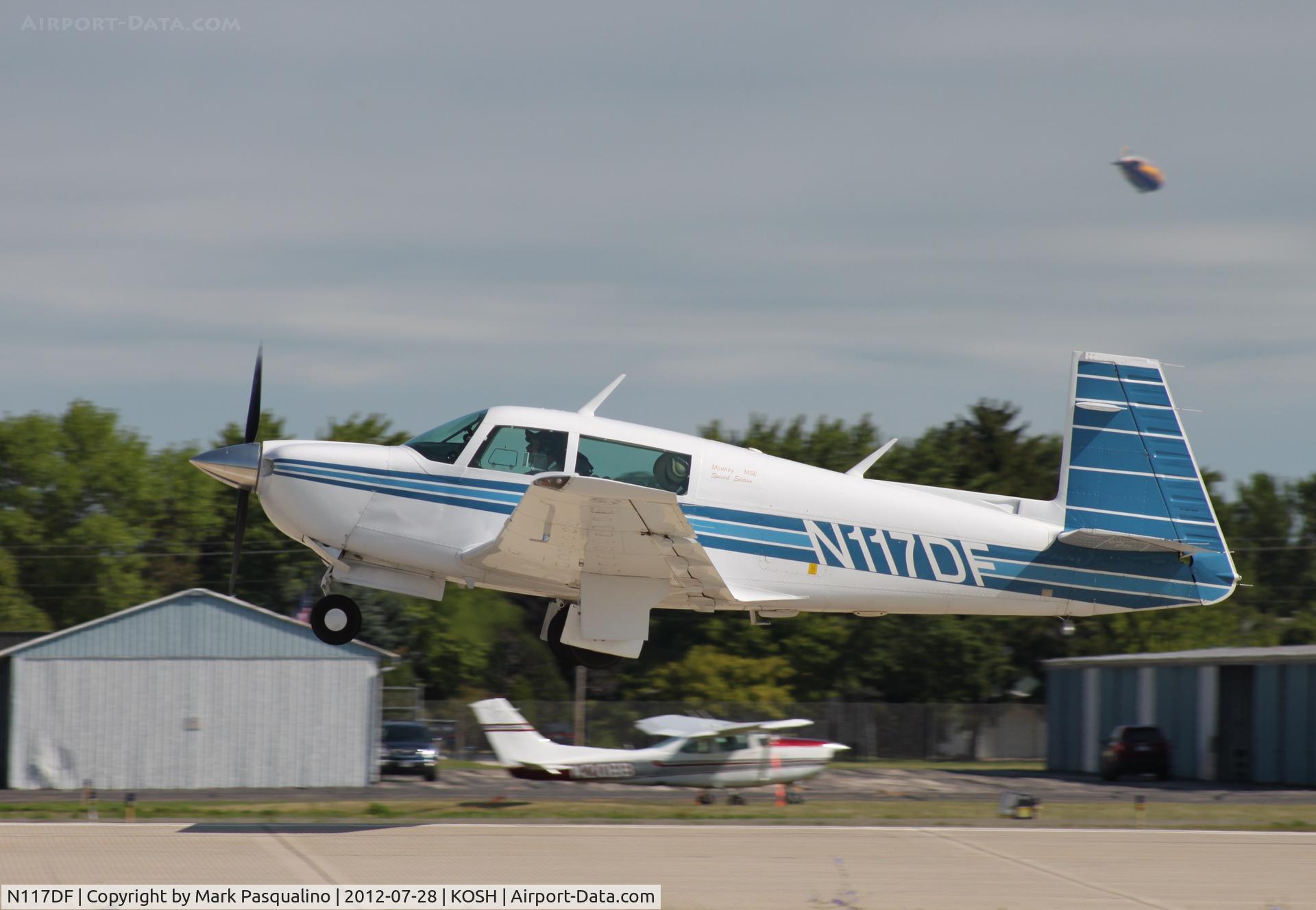 N117DF, 1985 Mooney M20J 201 C/N 24-1542, Mooney M20J