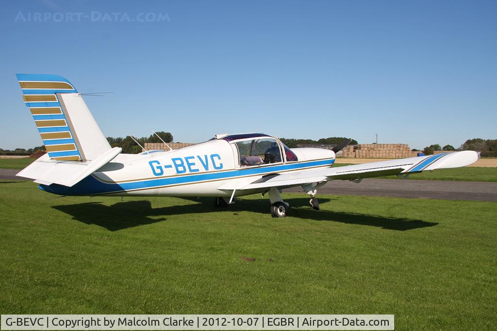 G-BEVC, 1977 Socata Rallye 150ST C/N 2861, Socata Rallye 150ST. Hibernation Fly-In, The Real Aeroplane Club, Breighton Airfield, October 2012.