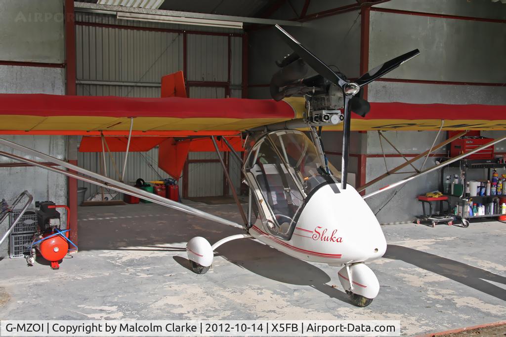 G-MZOI, 1999 Letov LK-2M Sluka C/N PFA 263-13238, Letov LK-2M Sluka. Fishburn Airfield UK, October 2012.