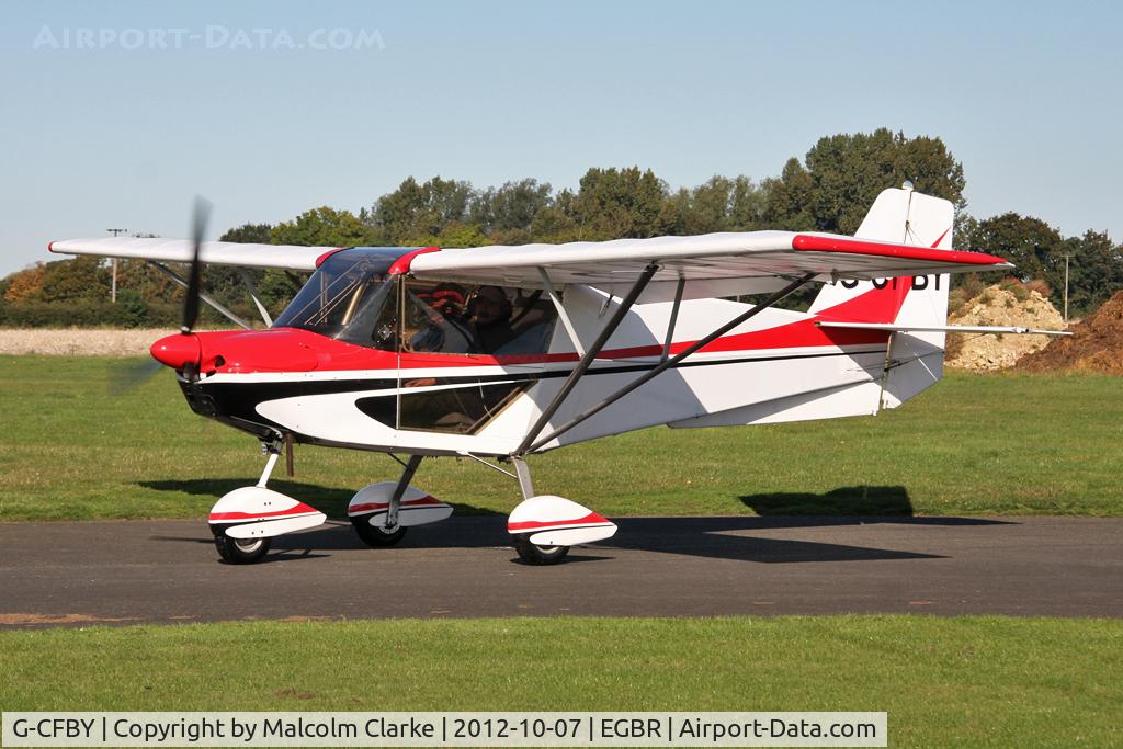 G-CFBY, 2008 Skyranger Swift 912S(1) C/N BMAA/HB/562, Skyranger Swift 912S(1). Hibernation Fly-In, The Real Aeroplane Club, Breighton Airfield, October 2012.