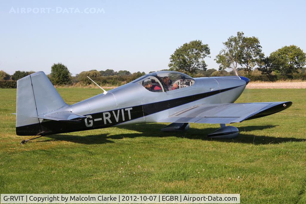 G-RVIT, 1997 Vans RV-6 C/N PFA 181-12422, Vans RV-6. Hibernation Fly-In, The Real Aeroplane Club, Breighton Airfield, October 2012.