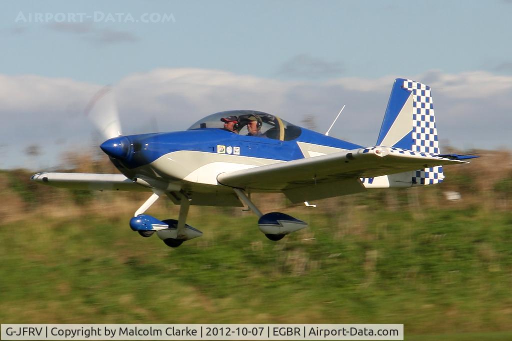 G-JFRV, 2004 Vans RV-7A C/N PFA 323-13851, Vans RV-7A. Hibernation Fly-In, The Real Aeroplane Club, Breighton Airfield, October 2012.