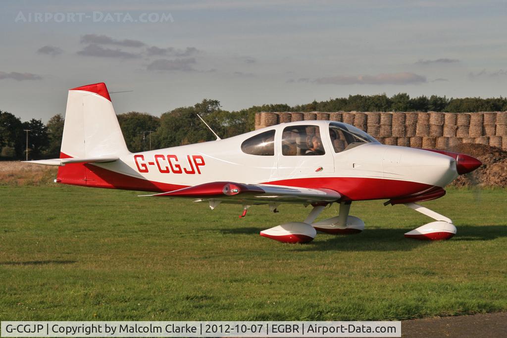 G-CGJP, 2010 Vans RV-10 C/N PFA 339-14600, Vans RV-10. Hibernation Fly-In, The Real Aeroplane Company, Breighton Airfield, October 2012.