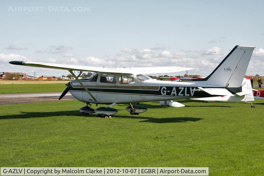 G-AZLV, 1969 Cessna 172K Skyhawk C/N 17257908, Cessna 172K Skyhawk. Hibernation Fly-In, The Real Aeroplane Club, Breighton Airfield, October 2012.