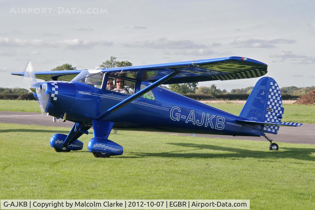 G-AJKB, 1946 Luscombe 8E Silvaire C/N 3058, Luscombe 8E Silvaire. Hibernation Fly-In, The Real Aeroplane Club, Breighton Airfield, October 2012.